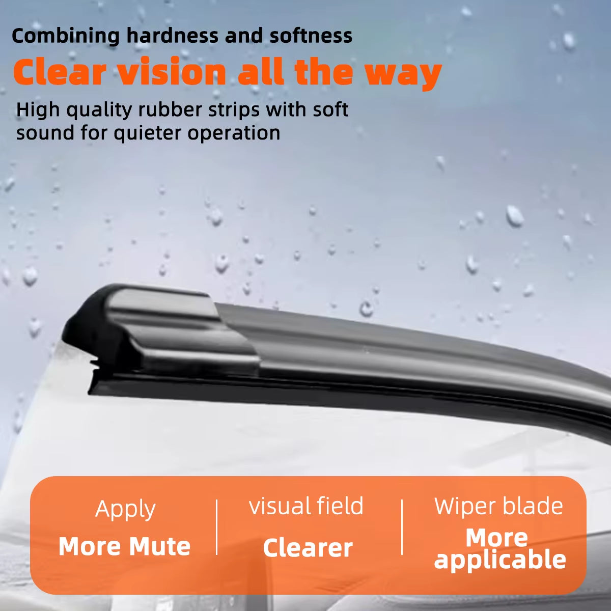 General Windshield Wipers Ranging from 26 Inches to 14 Inches J/U Are Suitable for Ultra High End All-Weather Vehicles