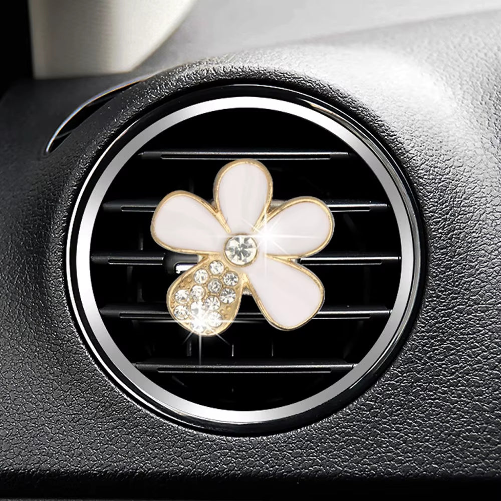 3 Pcs Car Decorations Flower Car Air Freshener Vent Clip Car Decor Car Accessories Interior Car Decorations for Women Girls