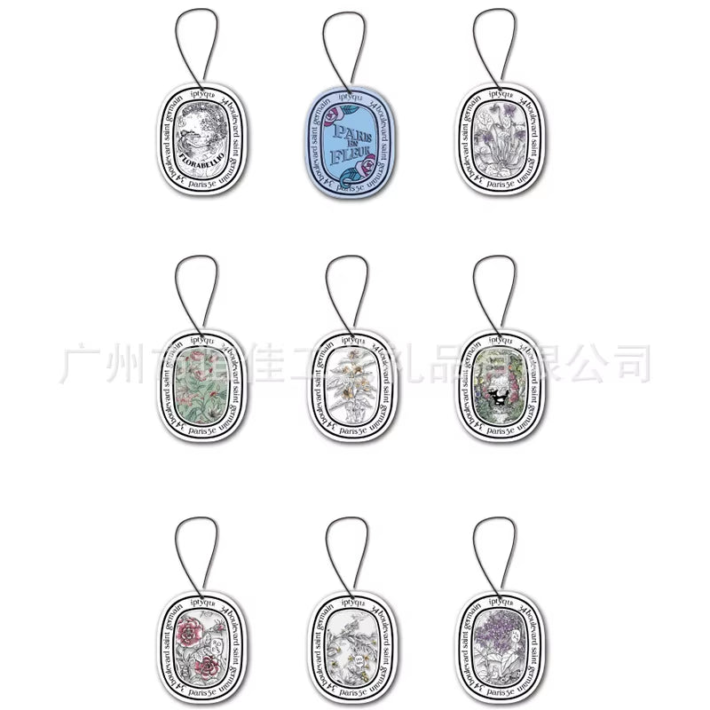 Car Fragrance Solid Car Mounted Aromatherapy Car Deodorant Long Lasting Fragrance Car Perfume Pendant Car Interior Decoration