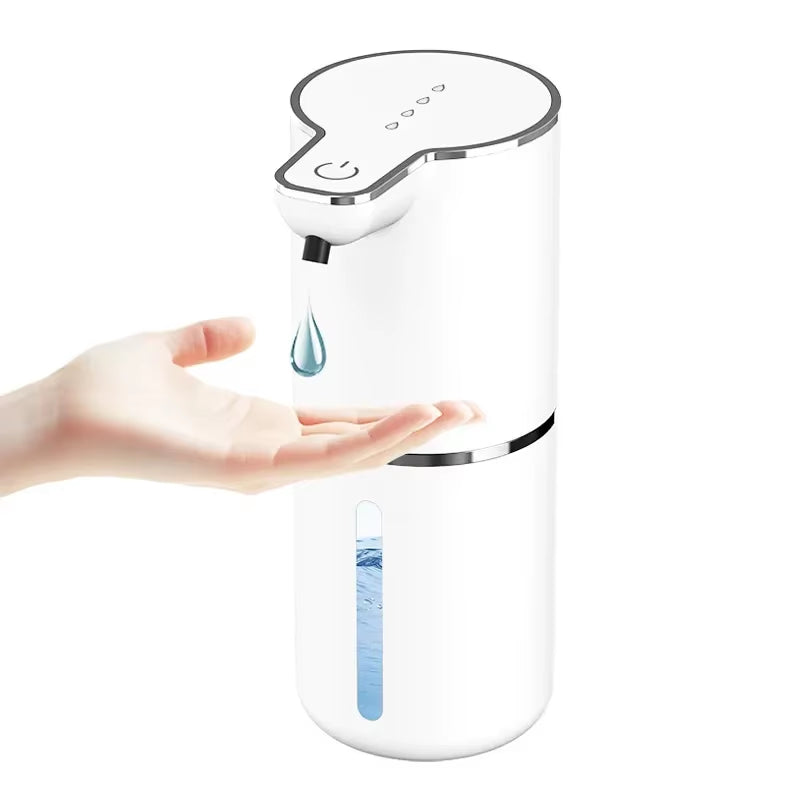 Waterproof Automatic Soap Dispenser 350Ml Foaming Soap Dispenser Type C Rechargeable Electric Adjustable Foam Soap Dispenser