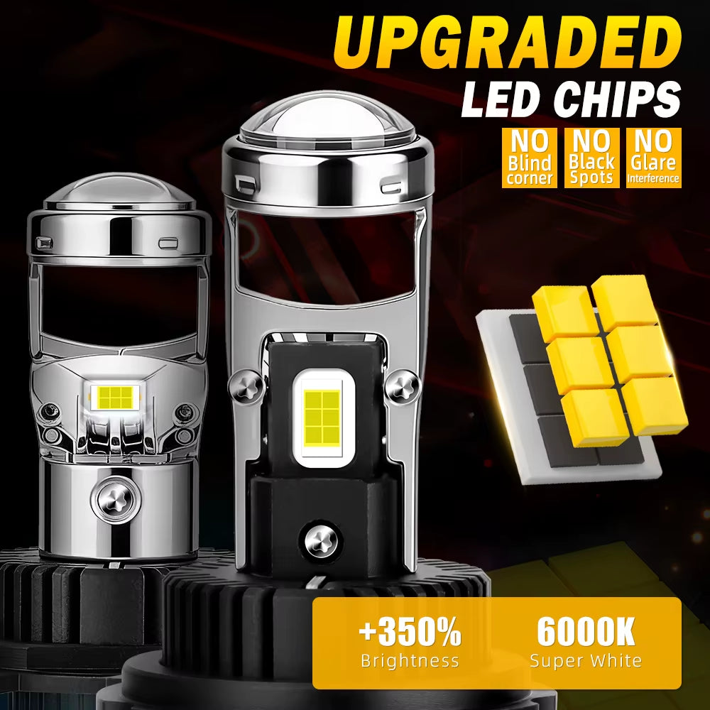 H7 LED Projector Lens Car Headlight Canbus 20000LM 150W Car LED Lights Bulbs 3570 CSP Turbo Lights Car Motorcycle Lights