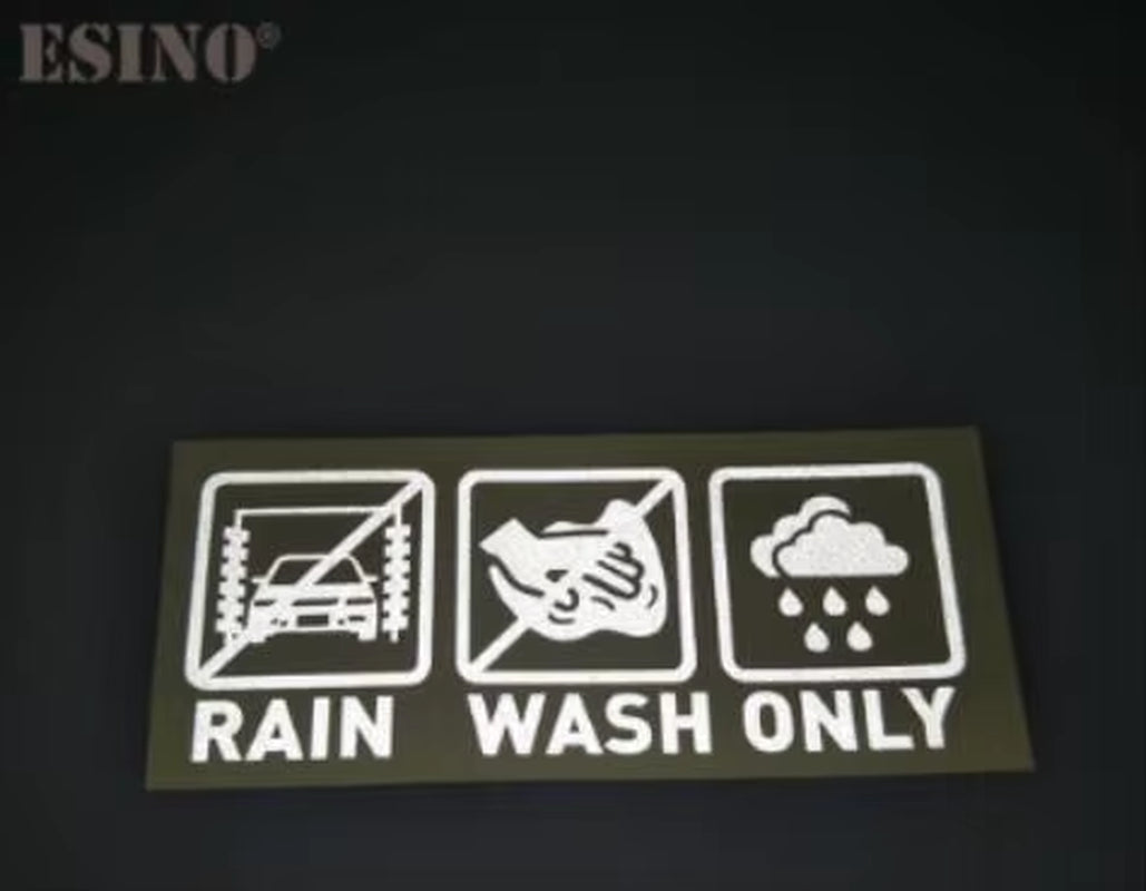 Car Styling Fashion Funny Decoration Car Accessory Don'T Touch My Car Baby in Car Creative Reflective Stickers Car Body Decal