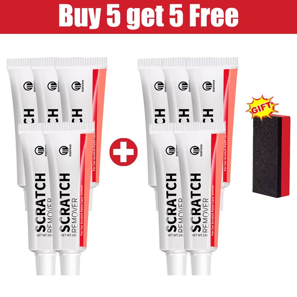 Car Scratch Remover Car Polishing Paste with Sponge, Car Body Paint Care Kit Car Paint Repair Spray Paint for Car