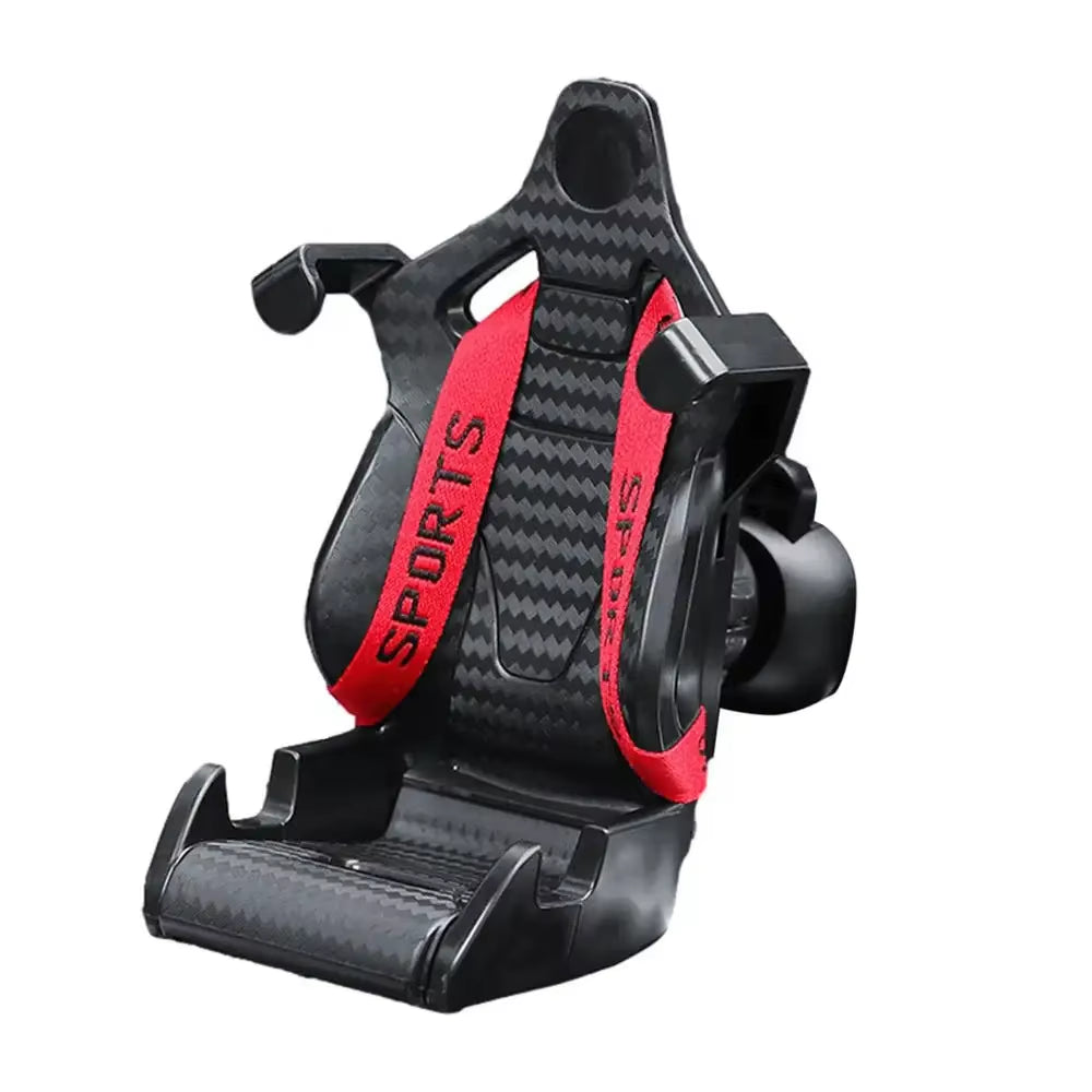 Gravity-Type Car Air Vent Phone Mount, Multifunctional Car Phone Holder, Racing Seat-Shaped Phone Holder