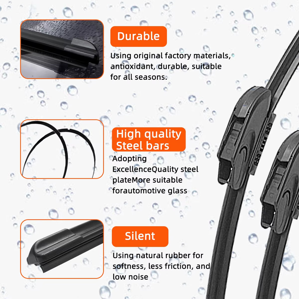 General Windshield Wipers Ranging from 26 Inches to 14 Inches J/U Are Suitable for Ultra High End All-Weather Vehicles