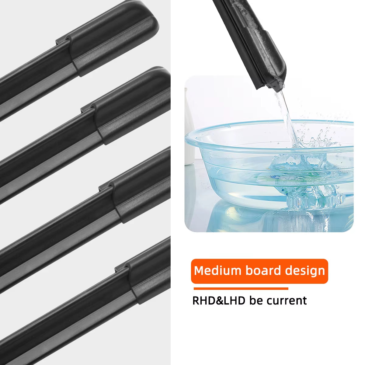 General Windshield Wipers Ranging from 26 Inches to 14 Inches J/U Are Suitable for Ultra High End All-Weather Vehicles