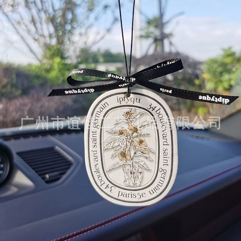Car Fragrance Solid Car Mounted Aromatherapy Car Deodorant Long Lasting Fragrance Car Perfume Pendant Car Interior Decoration
