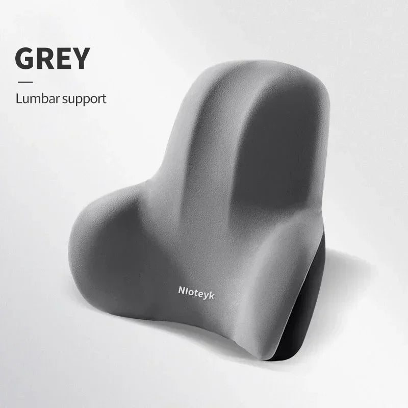Memory Foam Car Neck Cushion Car Lumbar Support for Car Supplies Universal Neck Pillow Waist Cushion Car Seat Car Accessories